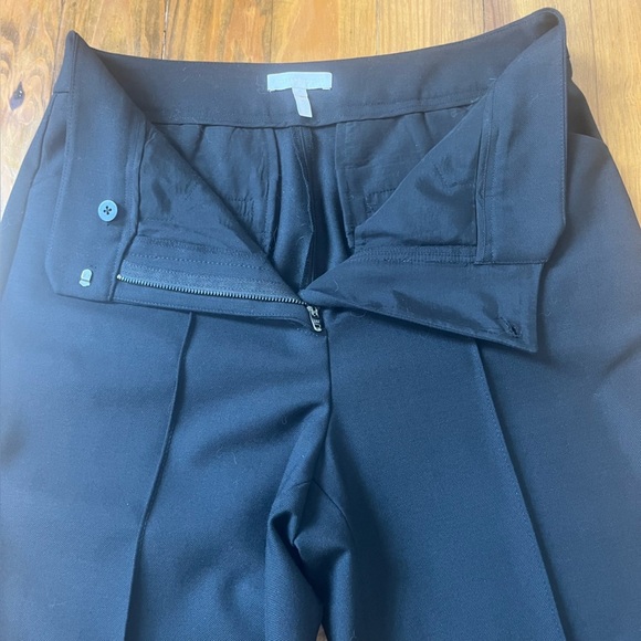 Rebecca Taylor Ottoman Notch Stretch Black High Waist Dress Pants Work Career 6 - Picture 4 of 16